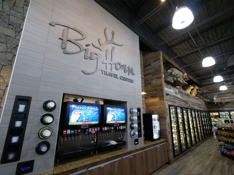 Inside a modern U.S. travel center